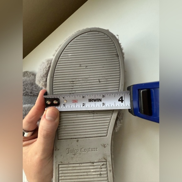 Juicy Couture JC Gravity 2 Faux Fur Slides Sz 8 - Picture 9 of 9